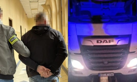 Ukradł na stacjach paliwa za 90 tysięcy złotych Przyjeżdżał i uciekał TIRem Zdjęcie główne wpisu