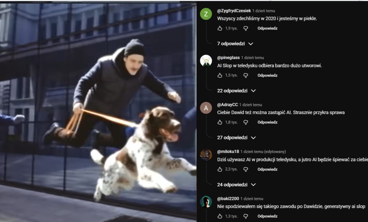 Dawid Podsiadło chciał przyoszczędzić i cały teledysk zrobiło mu AI. W internecie krytykuje go chyba każdy Zdjęcie główne wpisu