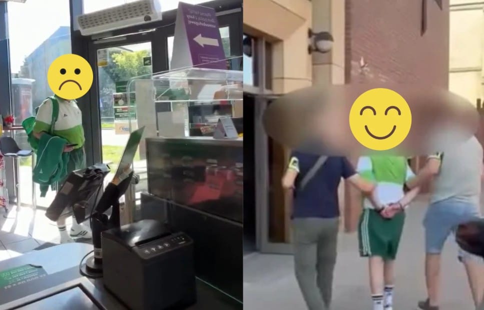 Zwyzywał ekspedientkę Żabki od „ukraińskich k*rew". Nie zdążył nawet zmienić gaci i już był w kajdankach Zdjęcie główne wpisu