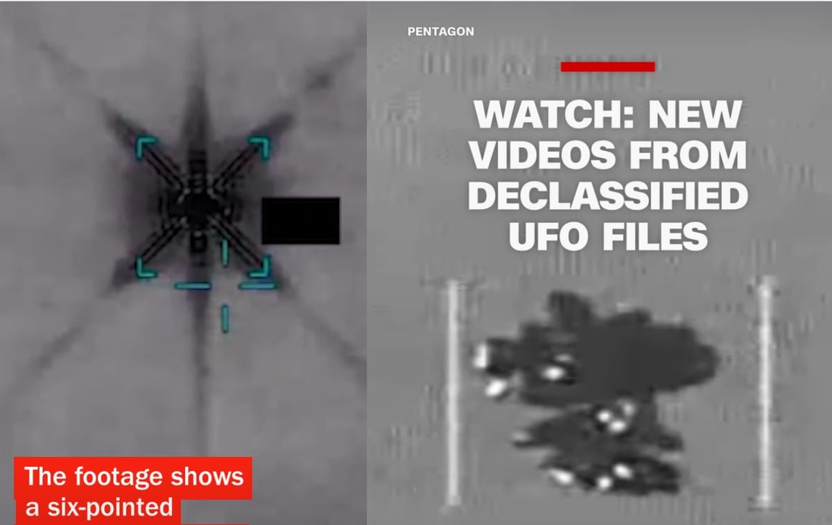 Pentagon opublikował czwartą partię dokumentów o UFO. Pokazał najmocniejsze nagrania do tej pory Zdjęcie główne wpisu
