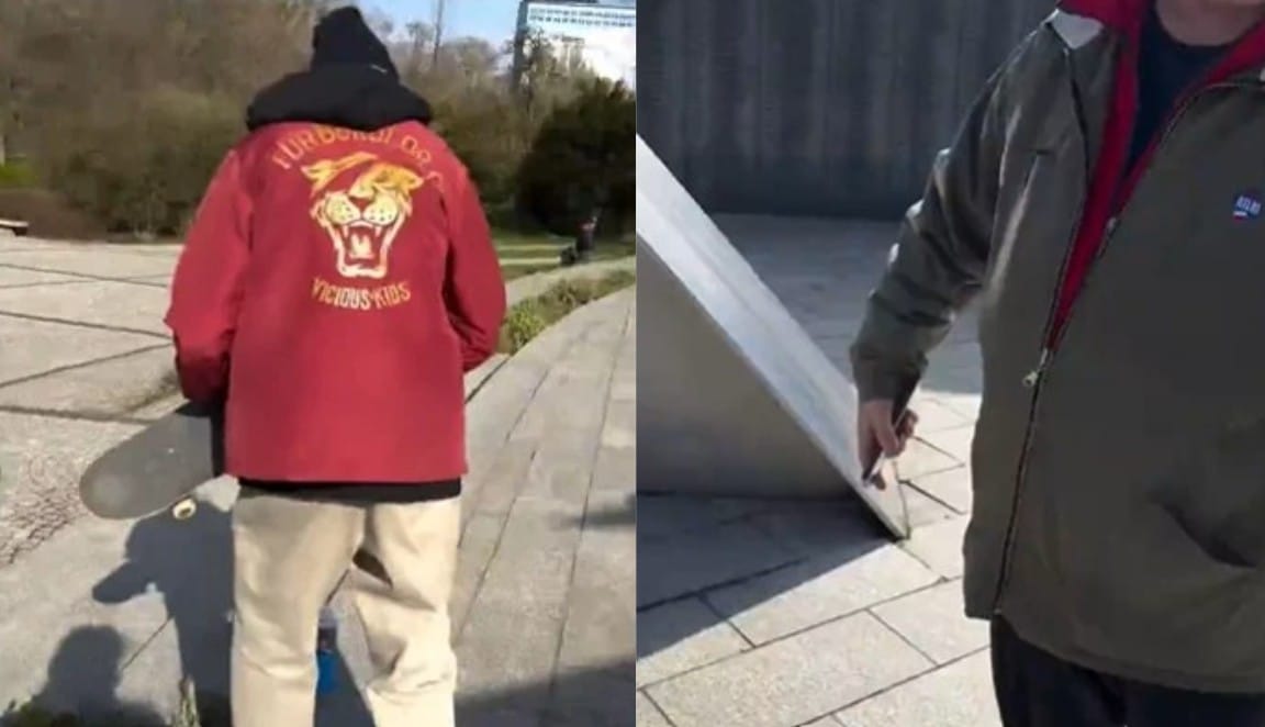„Wypi**dalaj, bo kopa dostaniesz” Awantura z chłopakami na deskorolkach na Pomniku Lotników Polskich Zdjęcie główne wpisu
