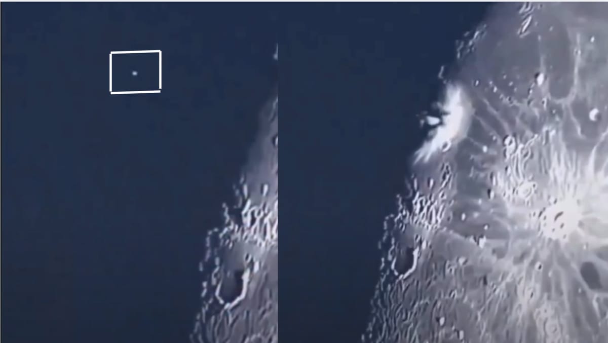 Rakieta Elona Muska z prędkością 8700 km/h uderzyła w Księżyc. Zobacz jak mogło to wyglądać Zdjęcie główne wpisu