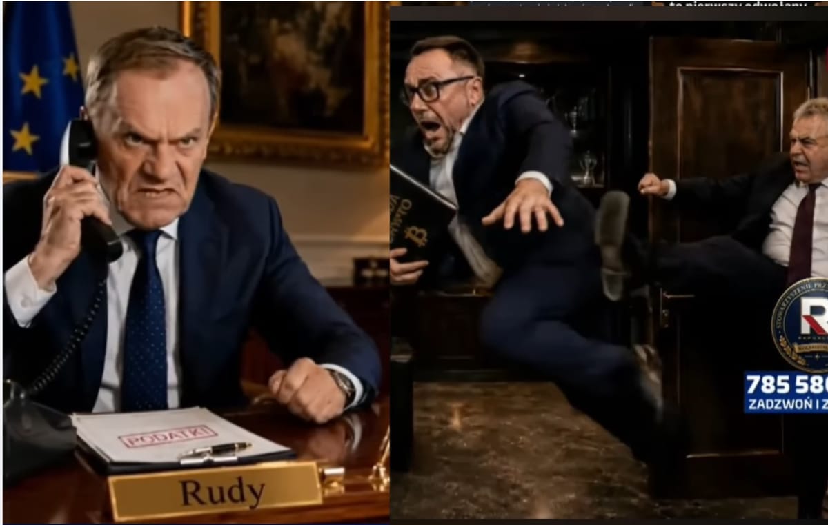 Przy pomocy filmików z AI, TV Republika wyjaśnia widzom, jak walczyła z Zondacrypto i Tuskiem Zdjęcie główne wpisu