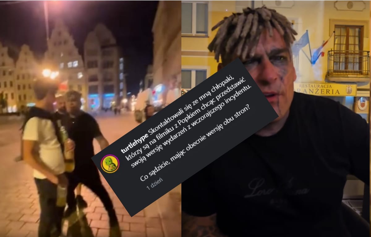 Fan uderzony przez Popka przedstawił swoją wersję wydarzeń. Twierdzi, że było zupełnie inaczej Zdjęcie główne wpisu