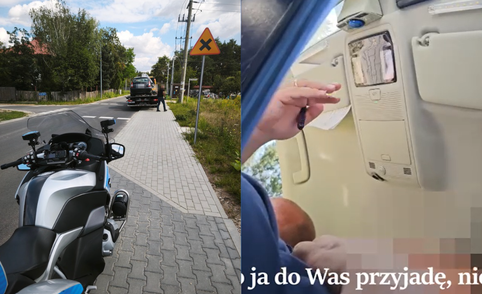 "Dam Wam 8 tysięcy, bo tyle zarabiam i zapomnijmy o całej sytuacji" Policja opublikowała nagranie z pijanym kierowcą Zdjęcie główne wpisu