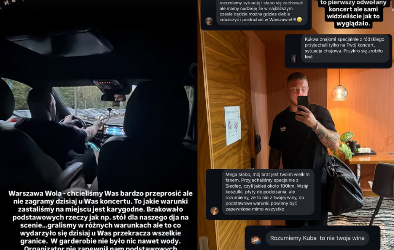 Kubańczyk odwołał darmowy koncert w Warszawie na kilka godzin przed występem. "Warunki karygodne" Zdjęcie główne wpisu