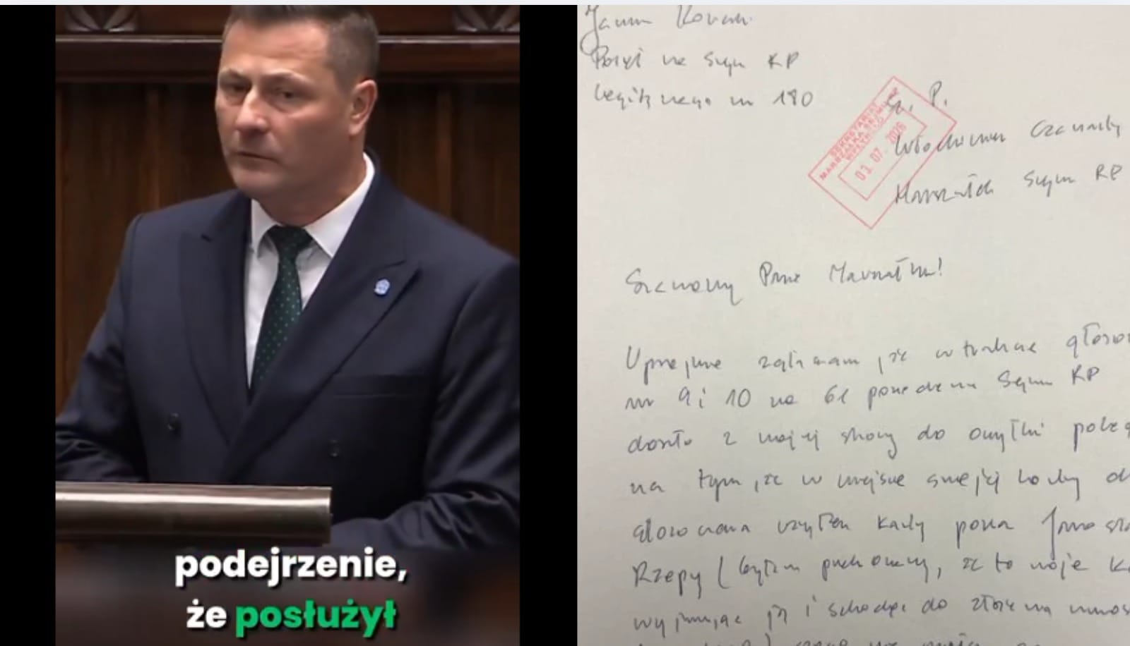Janusz Kowalski zagłosował w sejmie przy użyciu nie swojej karty poselskiej. W ten sposób się tłumaczył Zdjęcie główne wpisu