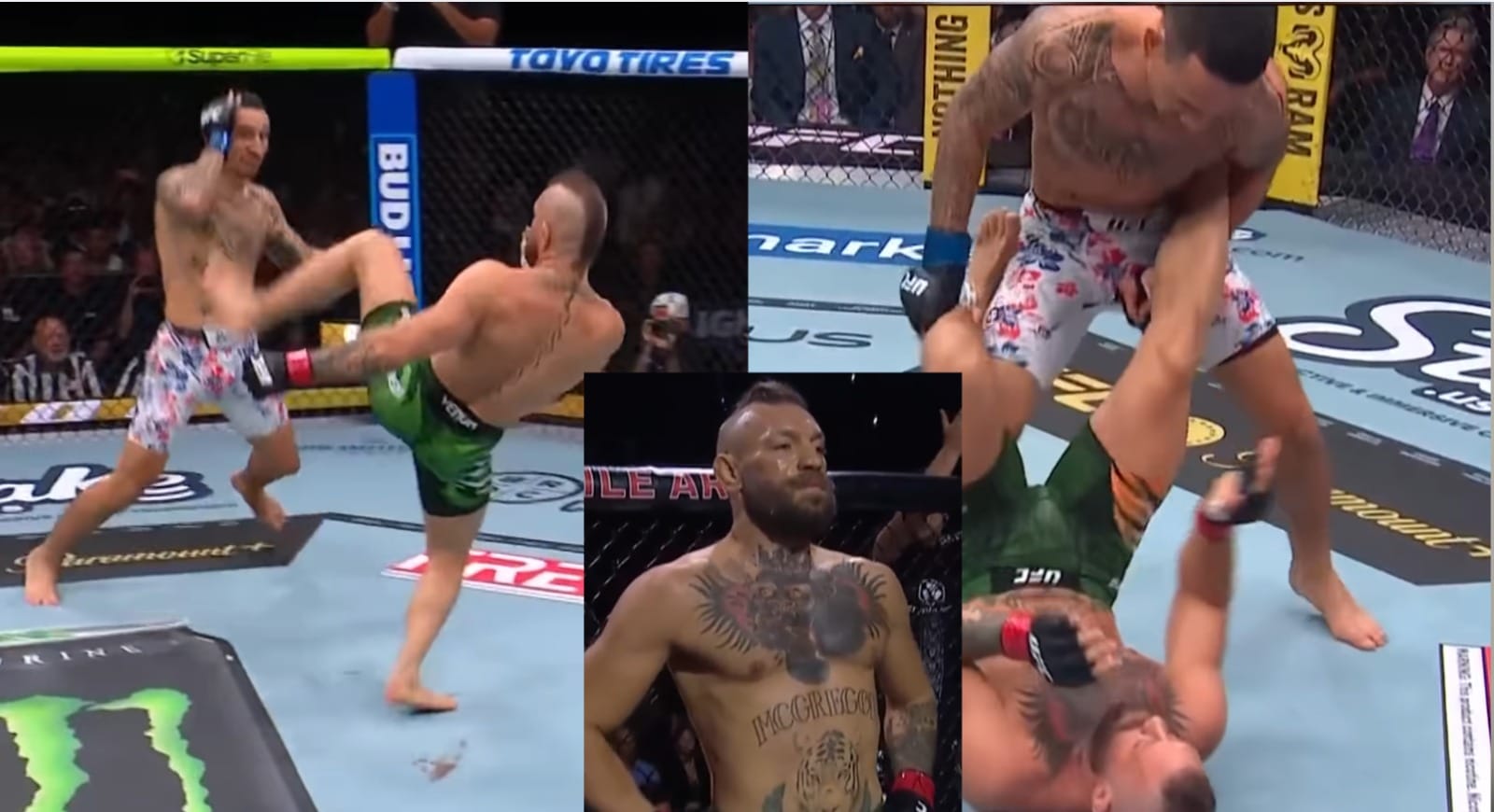 Powrót zakończony po 69 sekundach. Conor McGregor przegrywa przez techniczny nokaut po kontuzji Zdjęcie główne wpisu