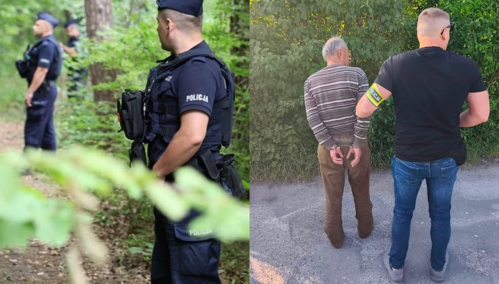 Koniec obławy pod Kielcami. Mąż zmarłej 64-latki zatrzymany Zdjęcie główne wpisu