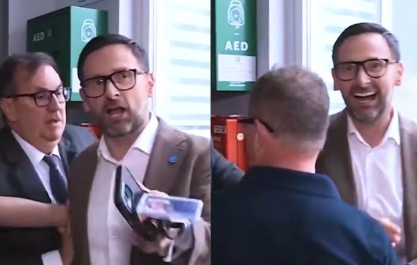 Szarpanina z udziałem Daniela Obajtka w kopalni Orlenu. Próbował wejść i doszło do awantury Zdjęcie główne wpisu
