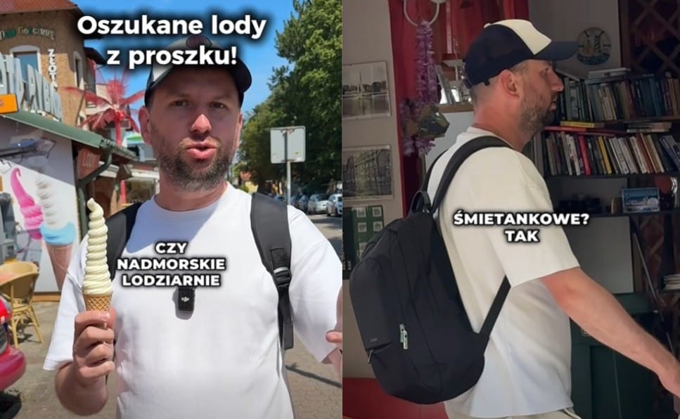 „O co Panu chodzi? Po co Panu to? Kolejna akcja nad Bałtykiem - tym razem lodziarnia Zdjęcie główne wpisu