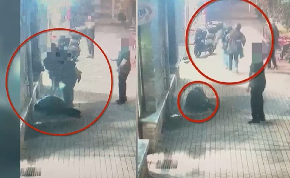 Okradli umierającego na chodniku w Warszawie mężczyznę. Teraz parze grozi 8 lat więzienia - policja opublikowała nagranie Zdjęcie główne wpisu
