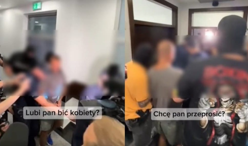 „Lubi Pan bić kobiety?" Adam C., który miał brać udział w pobiciu ukraińskiej pary, odpowiadał na pytania podczas doprowadzania do sądu Zdjęcie główne wpisu