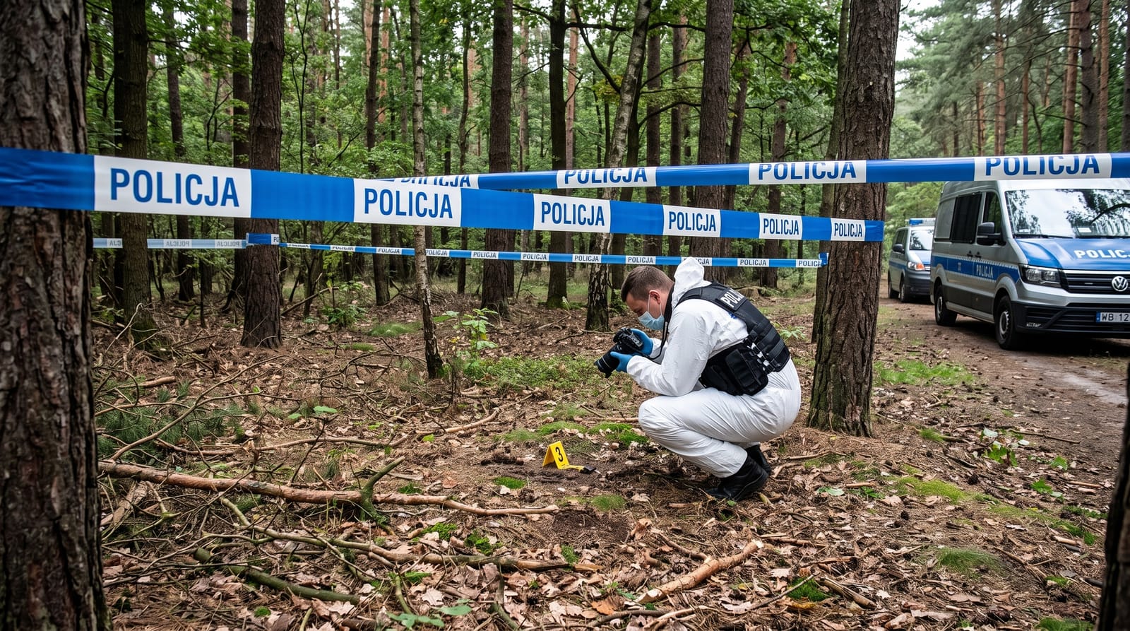 Brutalne zabójstwo w lesie w Kędzierzynie-Koźlu. Kobieta wyszła na spacer z psem, śledczy szukają sprawcy Zdjęcie główne wpisu