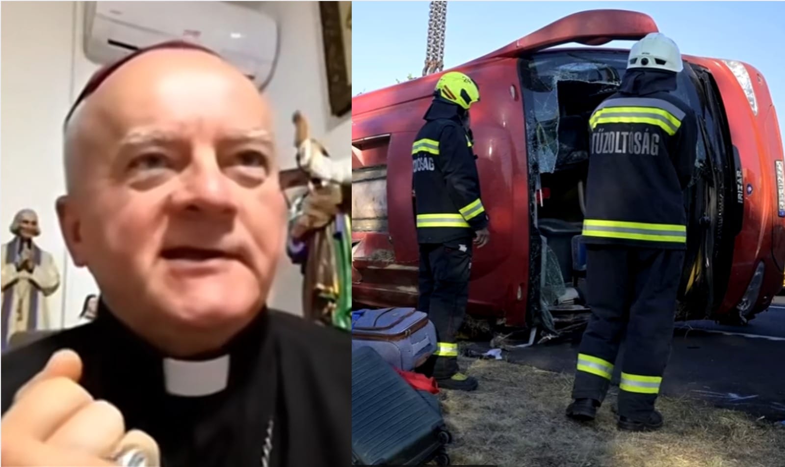 „Byli na to gotowi [...] ich dusze były wypieszczone”. Bp Jan Sobiło o ofiarach wypadku autokaru z pielgrzymami na Węgrzech Zdjęcie główne wpisu