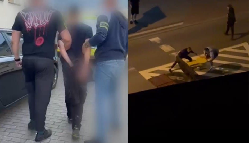Nieletni urządzili nocną demolkę w Goleniowie. Film trafił do sieci i pomógł policji ustalić sprawców Zdjęcie główne wpisu
