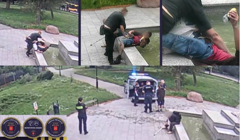 Podtapiali 25-latka w fontannie w centrum Łodzi. Wcześniej mieli obrabować 44-letniego przechodnia Zdjęcie główne wpisu