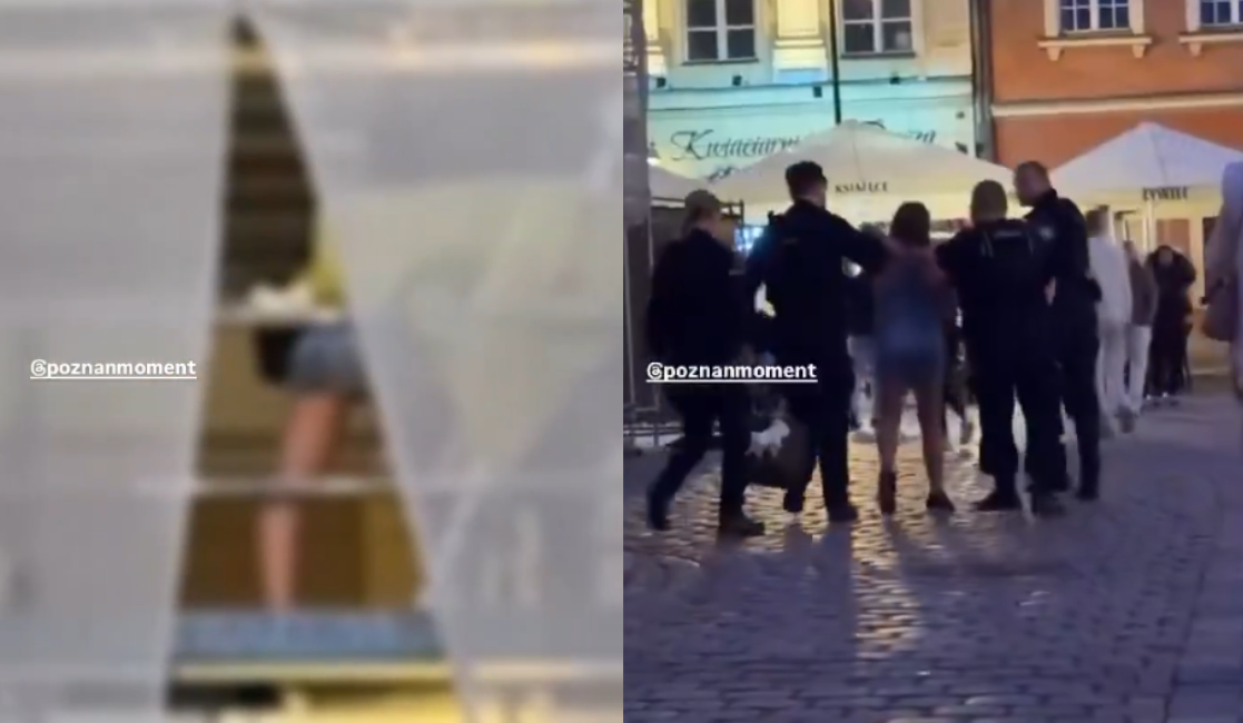 Kolejne wejścia na Ratusz w Poznaniu. Tym razem skończyło się upadkiem dziewczyny z kilku metrów Zdjęcie główne wpisu