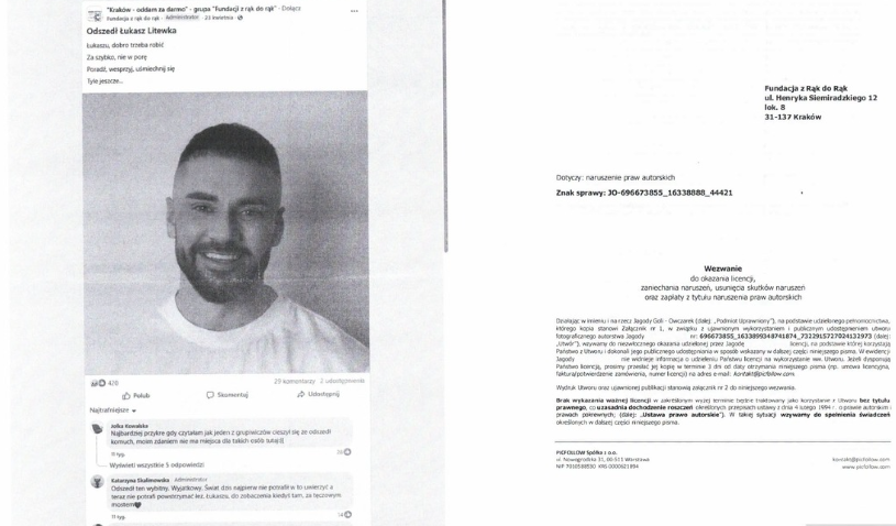 Żądała 2 tys. zł od fundacji za zdjęcie Litewki. Autorka tłumaczy się i mówi o groźbach Zdjęcie główne wpisu