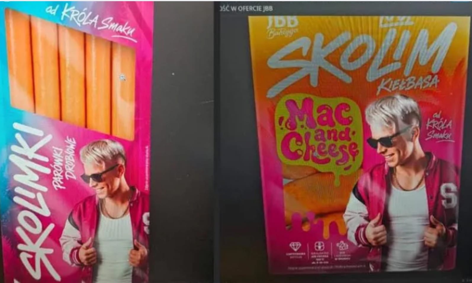 Skolim się nie zatrzymuje. Po własnych perfumach przyszedł czas na własną linię parówek i kiełbasek Zdjęcie wpisu