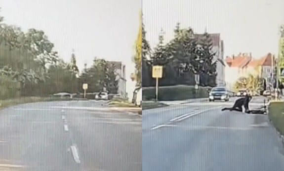 Ta jazda kosztowała go 2000 złotych. 17-latek wjechał wprost pod przejeżdżające auto Zdjęcie wpisu