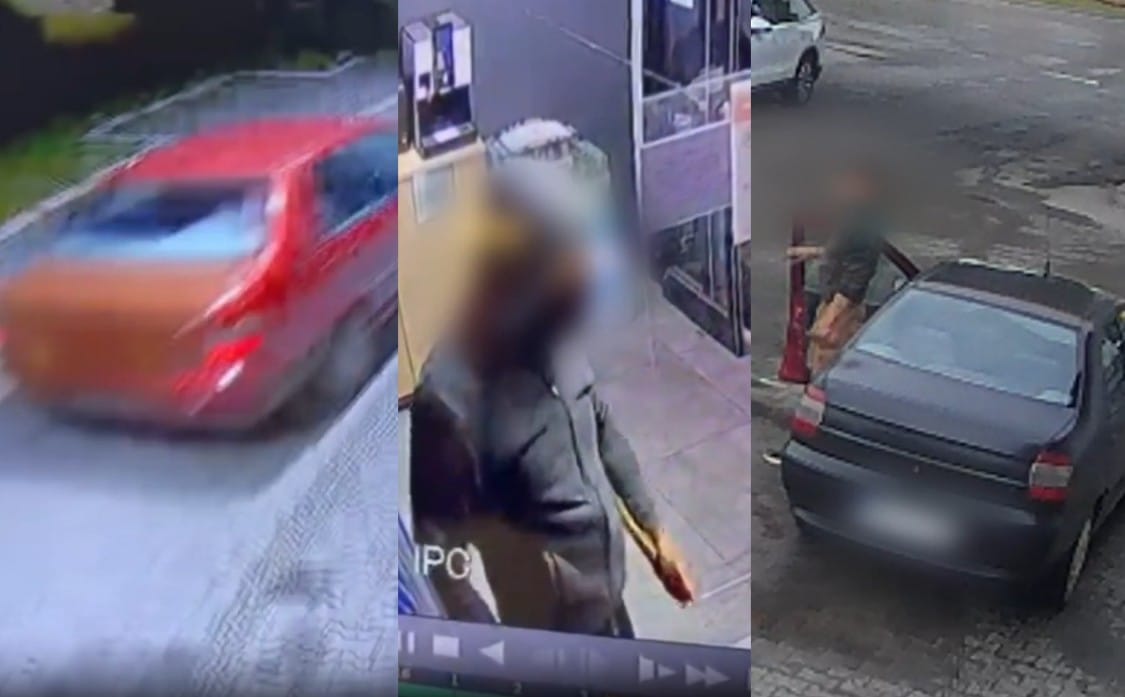 Z siekierą napadł na stację paliw, a auto przemalował dla zmyłki. Sprawcę zdradziły ręce umazane farbą i czerwone wnętrze Zdjęcie wpisu