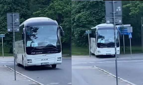 „Tam kierowcy nie ma k**a!" W Szczecinie autokar przejechał przez ulicę i uderzył w drzewo Zdjęcie wpisu