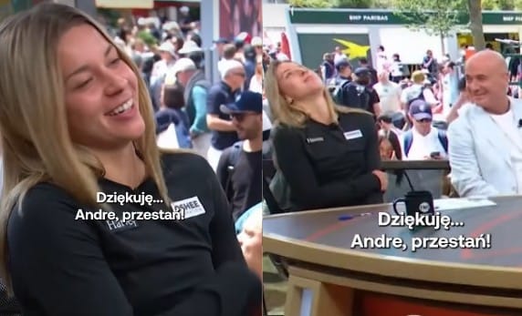 Andre Agassi mówi Mai Chwalińskiej dlaczego jest taka zaj*bista. Nic lepszego dzisiaj nie zobaczysz Zdjęcie wpisu