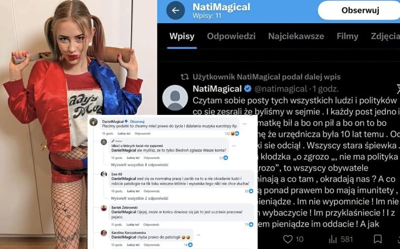 Daniel Magical i Natalia zabrali głos po krytyce ich wizyty w Sejmie Zdjęcie wpisu