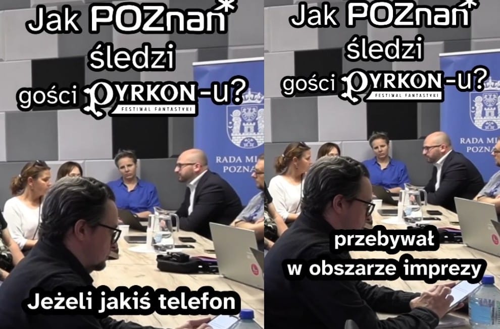 Uczestnicy Pyrkonu są inwigilowani przez poznańskich urzędników? W sieci pojawiło się niepokojące nagranie Zdjęcie wpisu