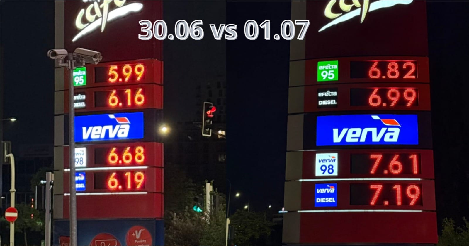Paliwa w górę niemal o złotówkę. W nocy wygasł pakiet CPN Zdjęcie wpisu