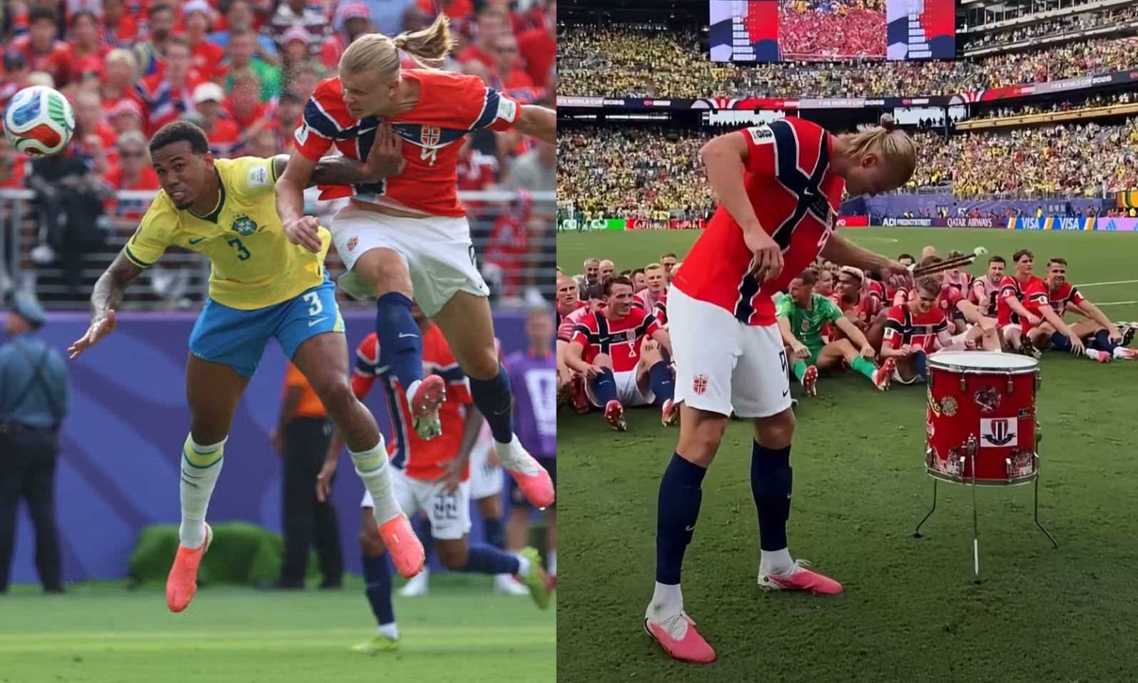 Zwykły dzień w pracy Erlinga Haalanda. Przyjechał na stadion, strzelił dwa gole i wyrzucił Brazylię z mundialu Zdjęcie wpisu