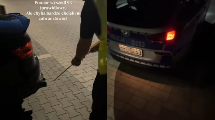 Zabrali dowód mimo pomiaru w normie. Kierowca wytknął im niesprawny radiowóz Zdjęcie wpisu