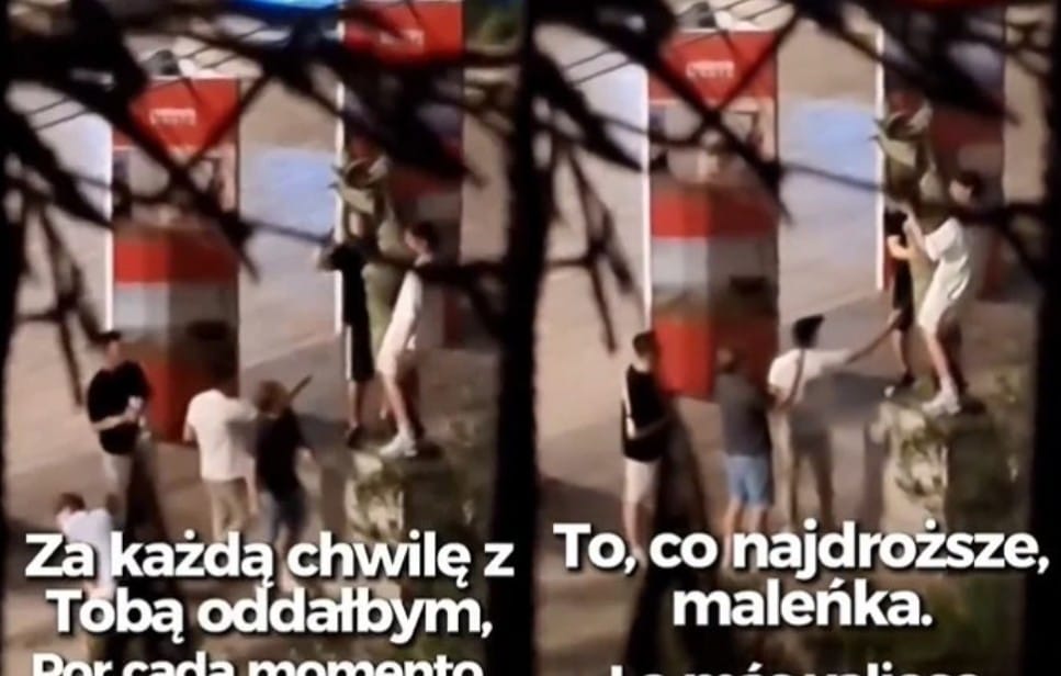 Narobili wstydu za granicą. W sieci krąży nagranie z polskimi turystami w Hiszpanii którzy bezczeszczą pomnik i śpiewają disco polo Zdjęcie wpisu