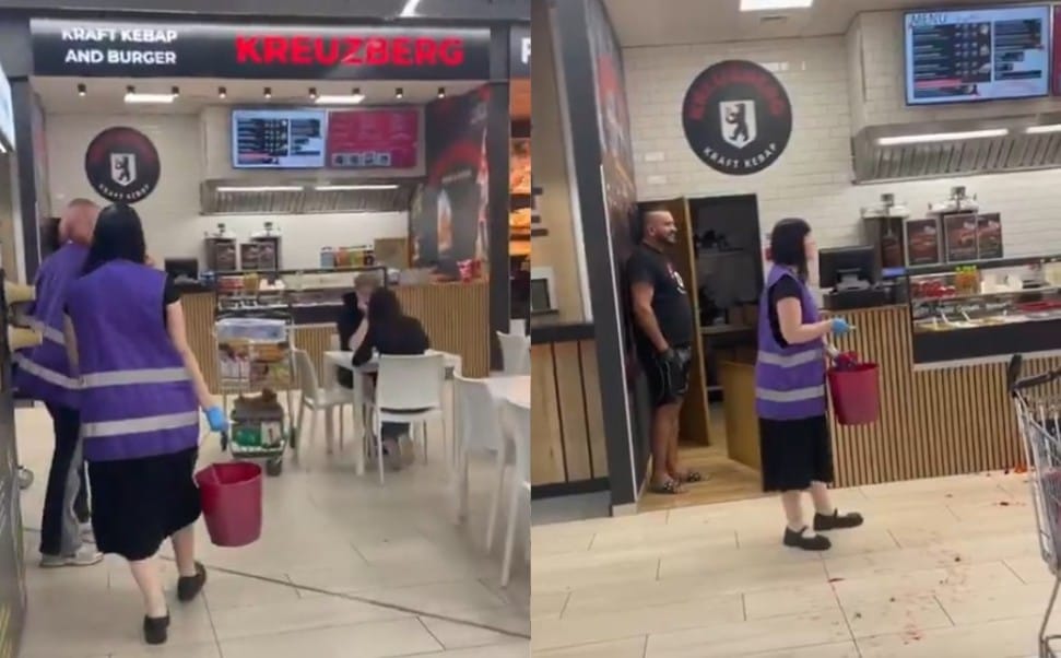 „Filip Chajzer jest osobą zepsutą, niemoralną" Kolejna akcja aktywistów, kebab został obrzucony resztkami jedzenia Zdjęcie wpisu