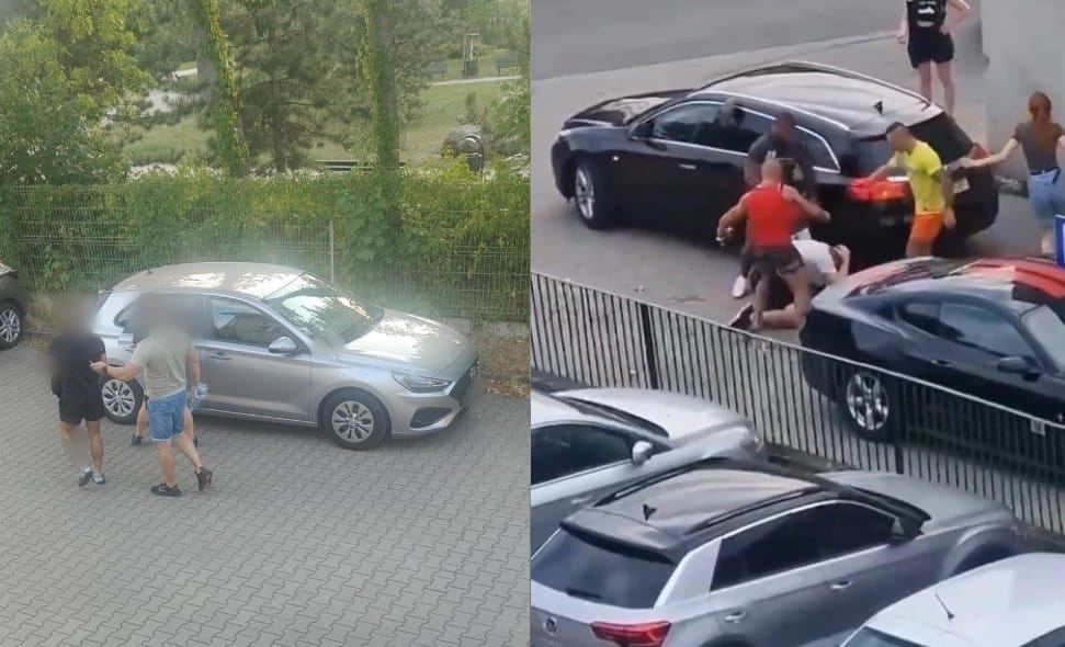 Błyskawiczne zatrzymanie dwóch mężczyzn podejrzewanych o udział w pobiciu ukraińskiej pary we Wrocławiu. Nagranie krąży w sieci Zdjęcie wpisu
