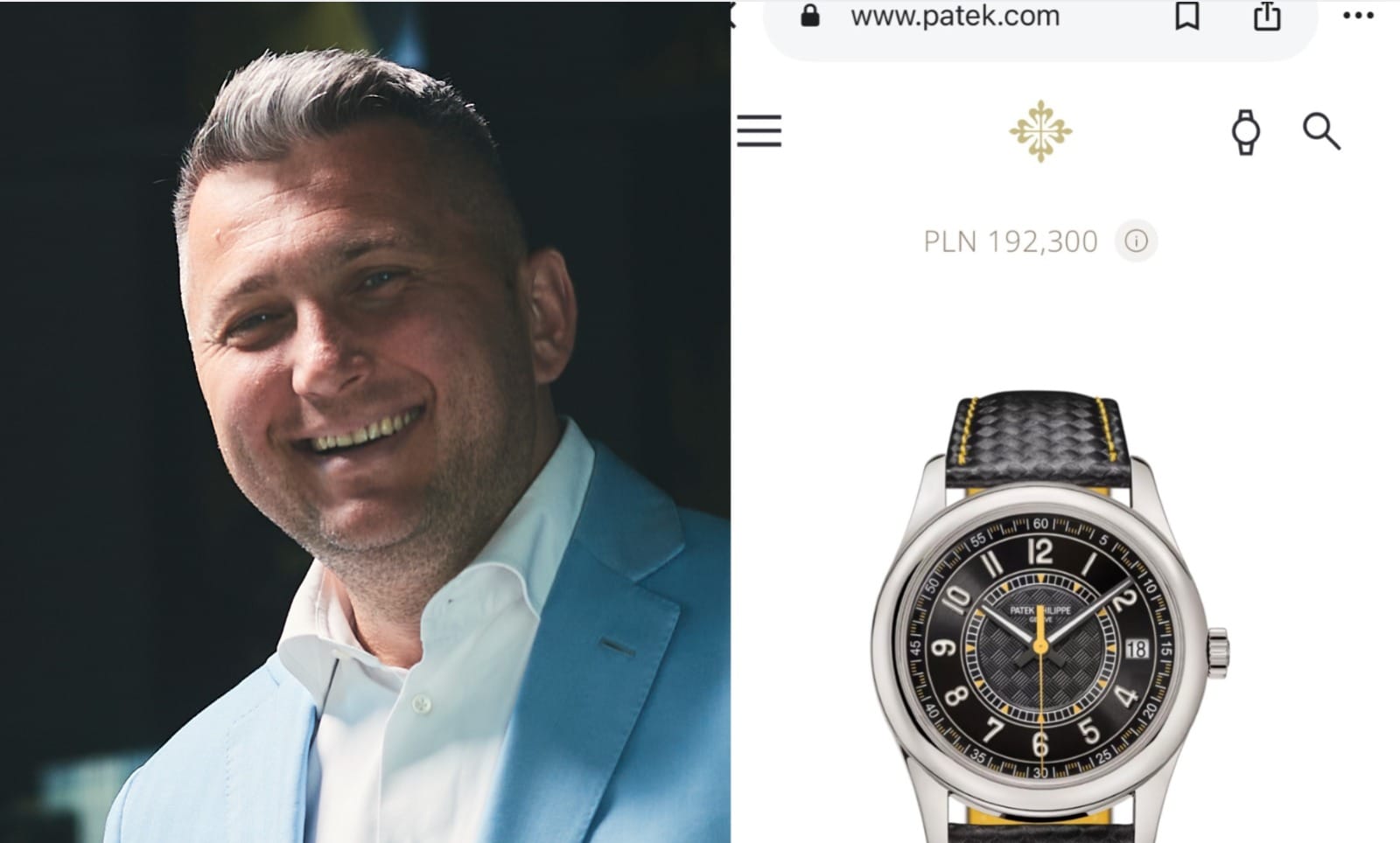 Prezes PKOl miał dostać od szefa Zondacrypto zegarek za 40 tys. euro. Miał to być prezent za pomoc w sprawie UOKiK Zdjęcie wpisu