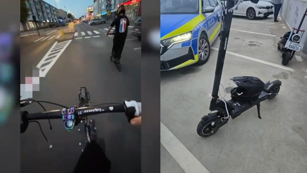 Robili live'a z niebezpiecznych rajdów na hulajnogach. Policjanci ich namierzyli i przerwali transmisję Zdjęcie wpisu