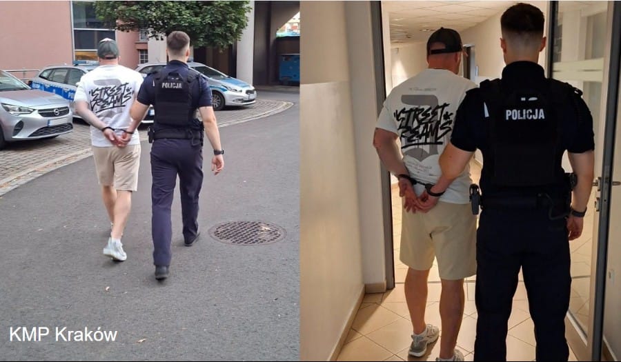 Wyzywał młodych Ukraińców na ulicy w Krakowie. Gdy nagranie trafiło do sieci, sam zgłosił się na policję Zdjęcie wpisu