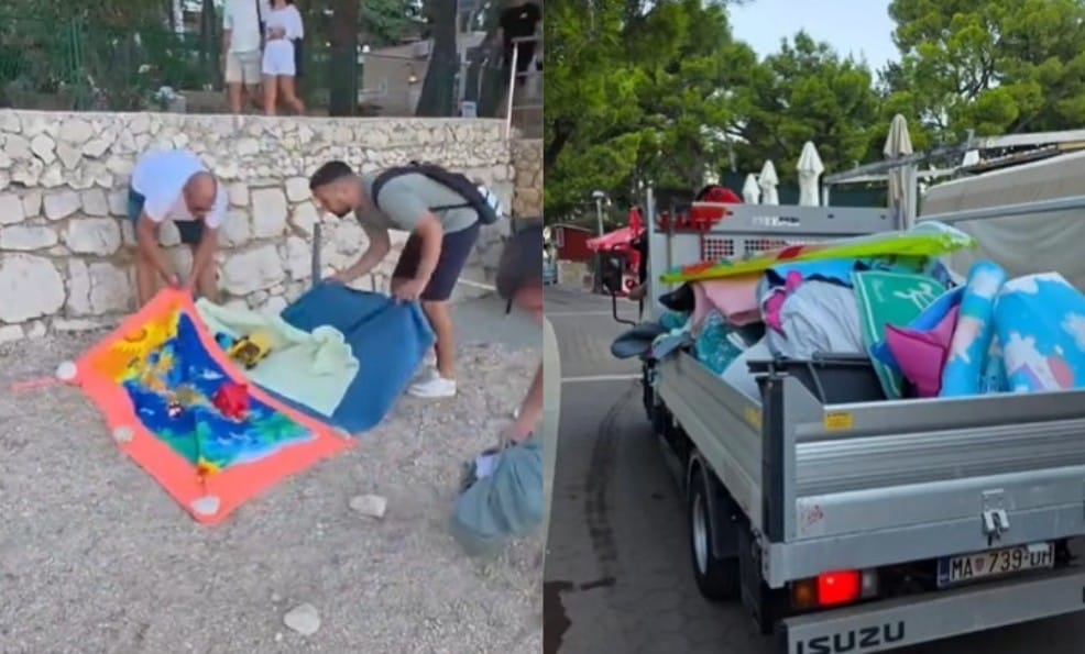 Chorwaci znaleźli sposób na "złodziei plaż". Co rano służby wywożą ręczniki i leżaki śmieciarką Zdjęcie wpisu