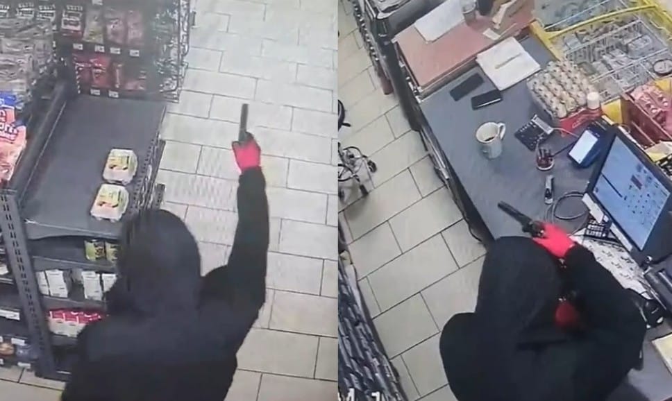 Napadał na sklepy z bronią palną. Teraz grozi mu nawet 20 lat więzienia, jest akt oskarżenia. Policja opublikowała nagranie Zdjęcie wpisu