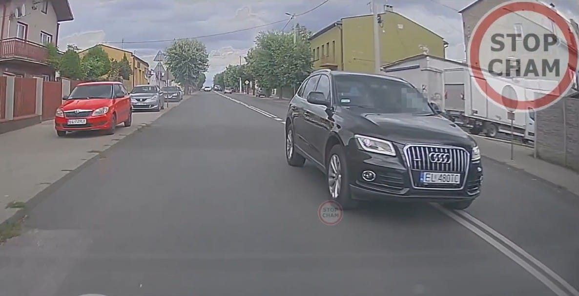 Kierująca Audi urządziła pościg za niewinnym kierowcą. Ubzdurała sobie, że ten chciał "zamordować" rowerzystę Zdjęcie główne wpisu