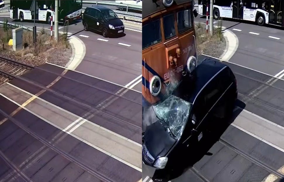Kierowca autobusu miał wywierać presję na 19-latku, który wjechał wprost pod pociąg. Są zarzuty Zdjęcie główne wpisu