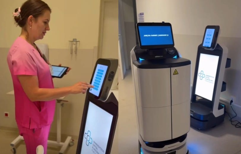 Roboty pielęgniarskie ruszyły do pracy w szczecińskim szpitalu. Siedem urządzeń za ponad 2,5 miliona Zdjęcie główne wpisu