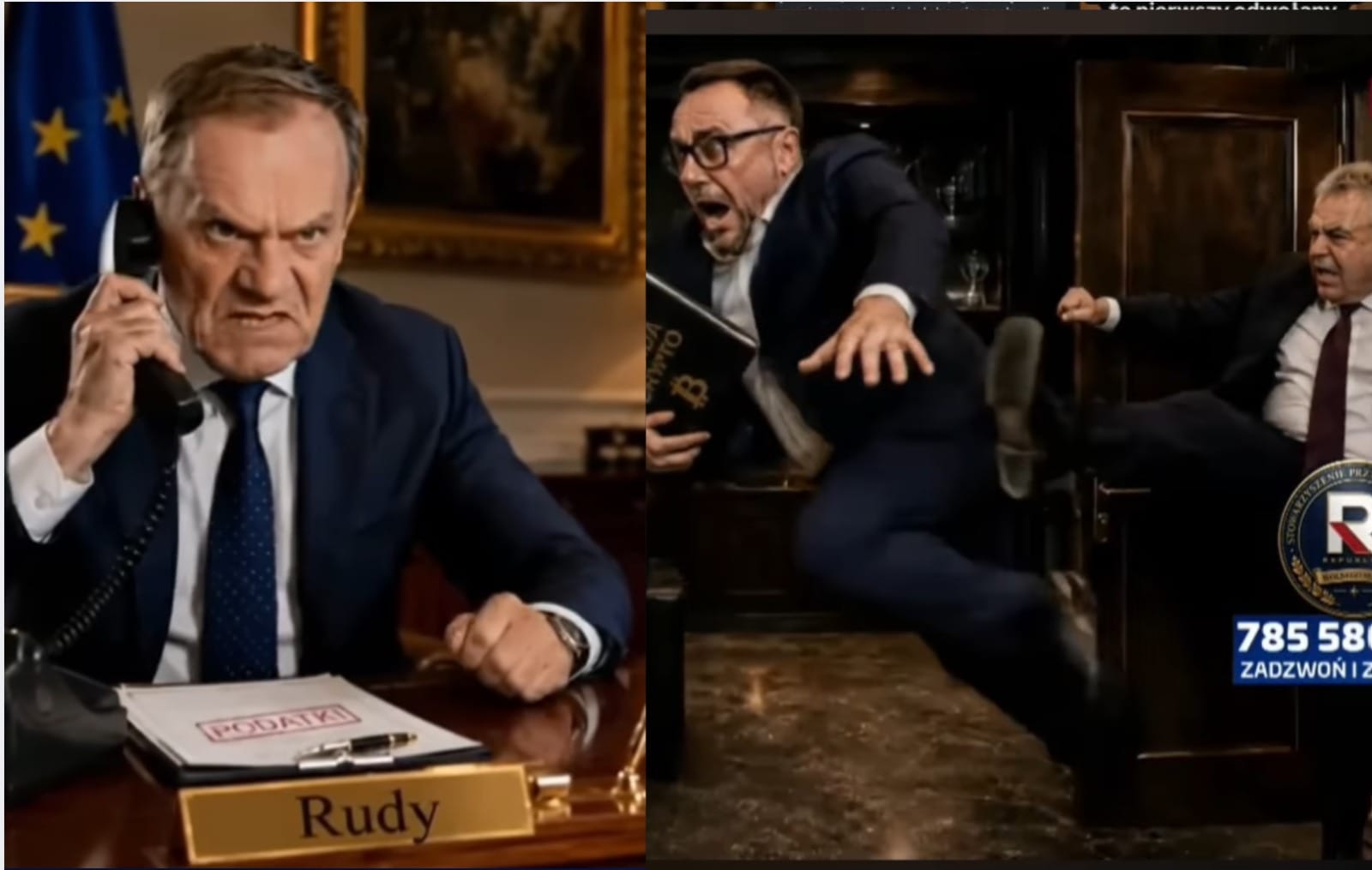 Przy pomocy filmików z AI, TV Republika wyjaśnia widzom, jak walczyła z Zondacrypto i Tuskiem Zdjęcie główne wpisu
