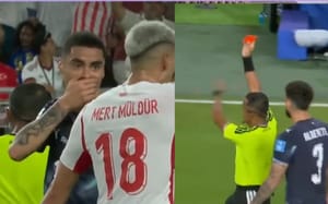 Czerwona kartka za zasłanianie ust. Pierwsza taka decyzja w historii mistrzostw świata FIFA