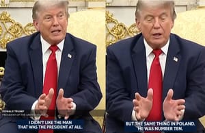 Donald Trump nie lubił Andrzeja Dudy? Zaskakujące słowa podczas rozmowy o Nawrockim Zdjęcie główne wpisu