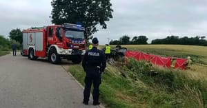 Najmłodsza ofiara miała 12 lat. Cztery osoby zginęły w dachowaniu BMW na Pomorzu
