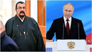 „Największy światowy przywódca, jakiego mamy”. Steven Seagal znów wychwala Putina. Ocenił też Trumpa i Zełenskiego.