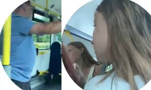 Zaatakował młode Ukrainki w autobusie. Nagranie opublikowano w sieci. Kierowca MZK już w rękach policji